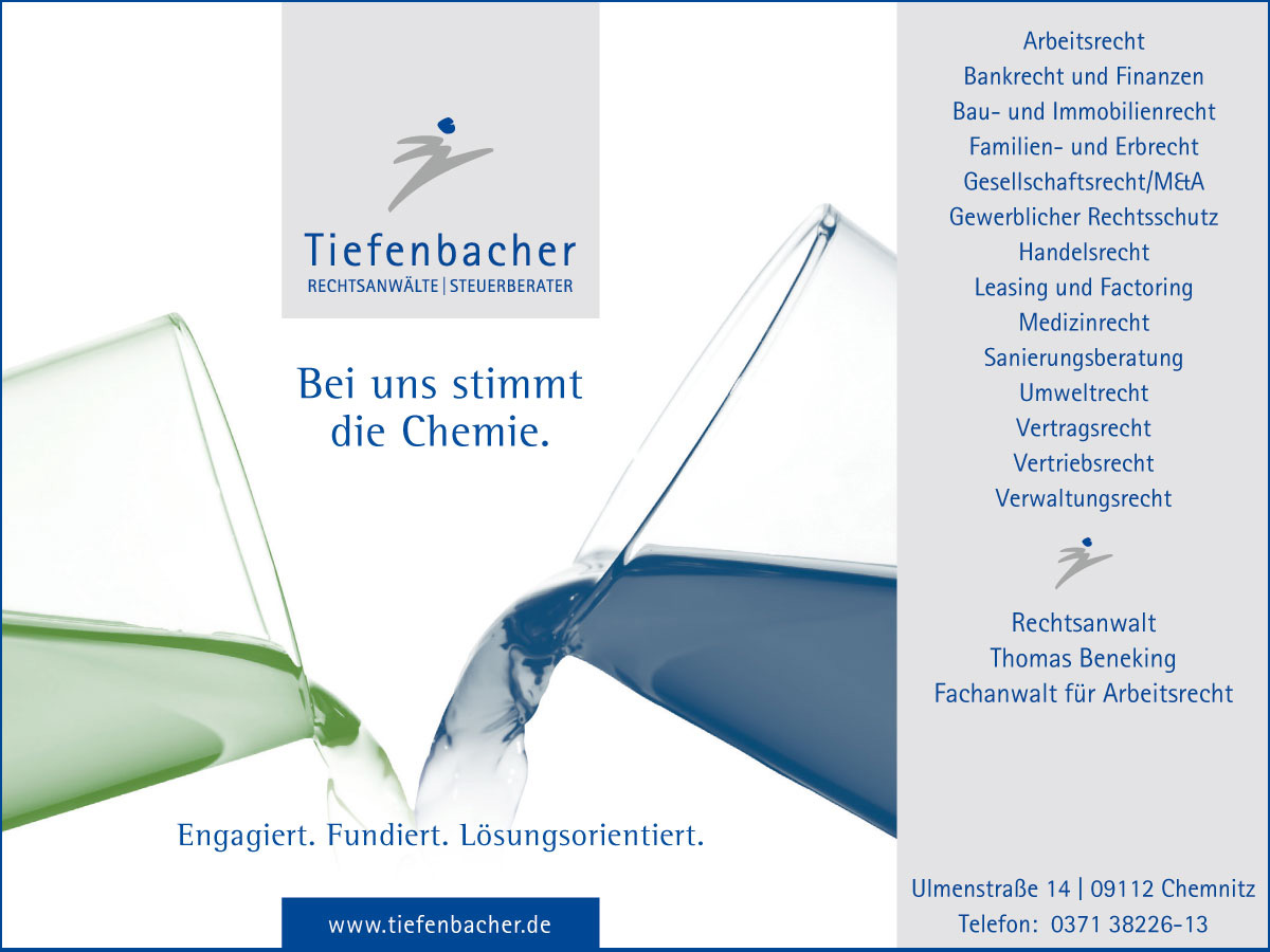 Anzeige – Anzeige Tiefenbacher und Kollegen – Vielen Dank für die Unterstützung